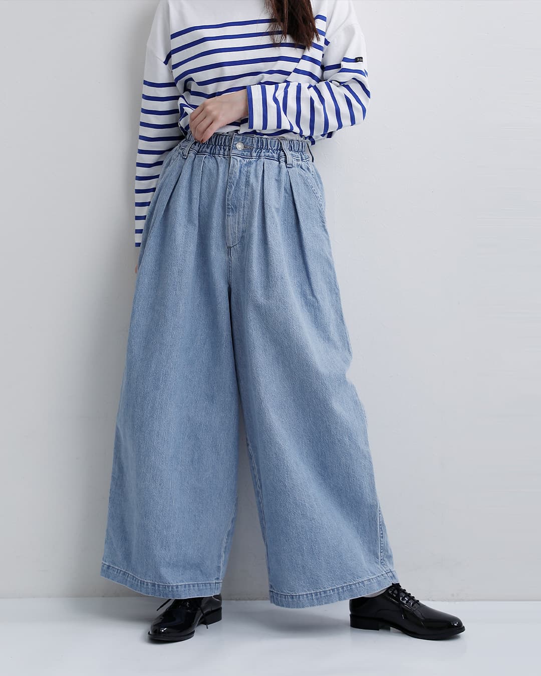 HARVESTY ハーベスティ 10oz デニム サーカス バギー パンツ a12316