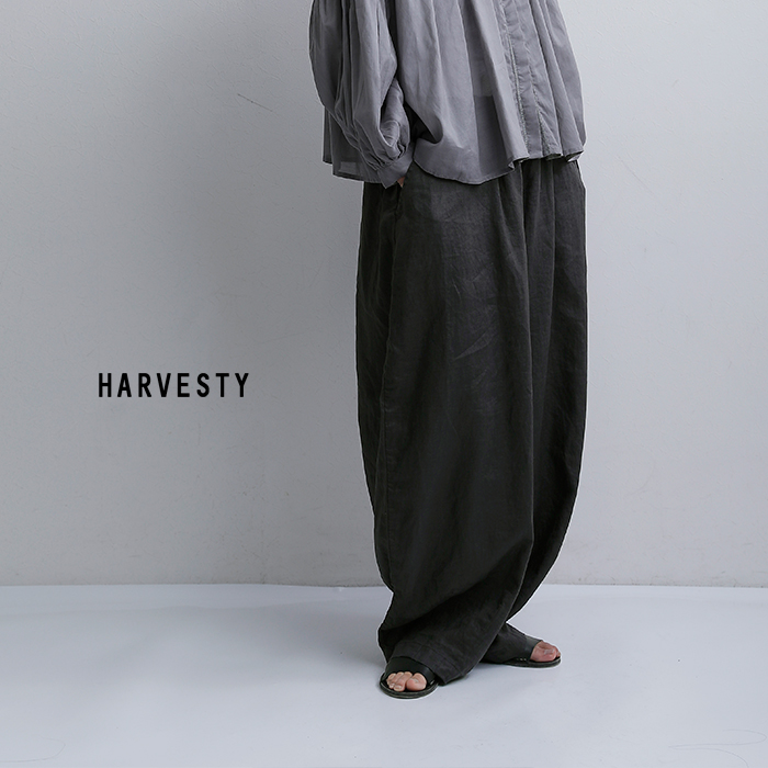 HARVESTY（ハーベスティ） リネンキャンバス イージー サーカスパンツ