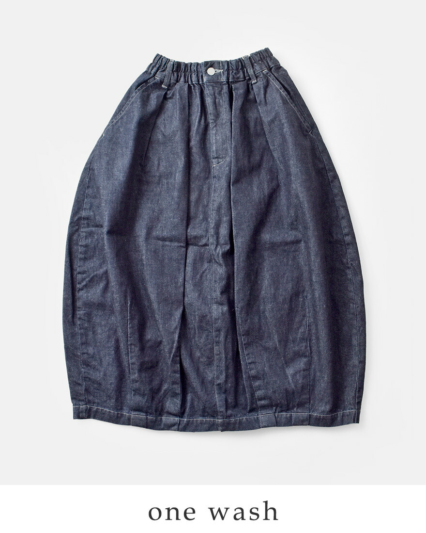 ハーベスティ HARVESTY  10oz デニム サーカス スカート a22504  レディースの画像