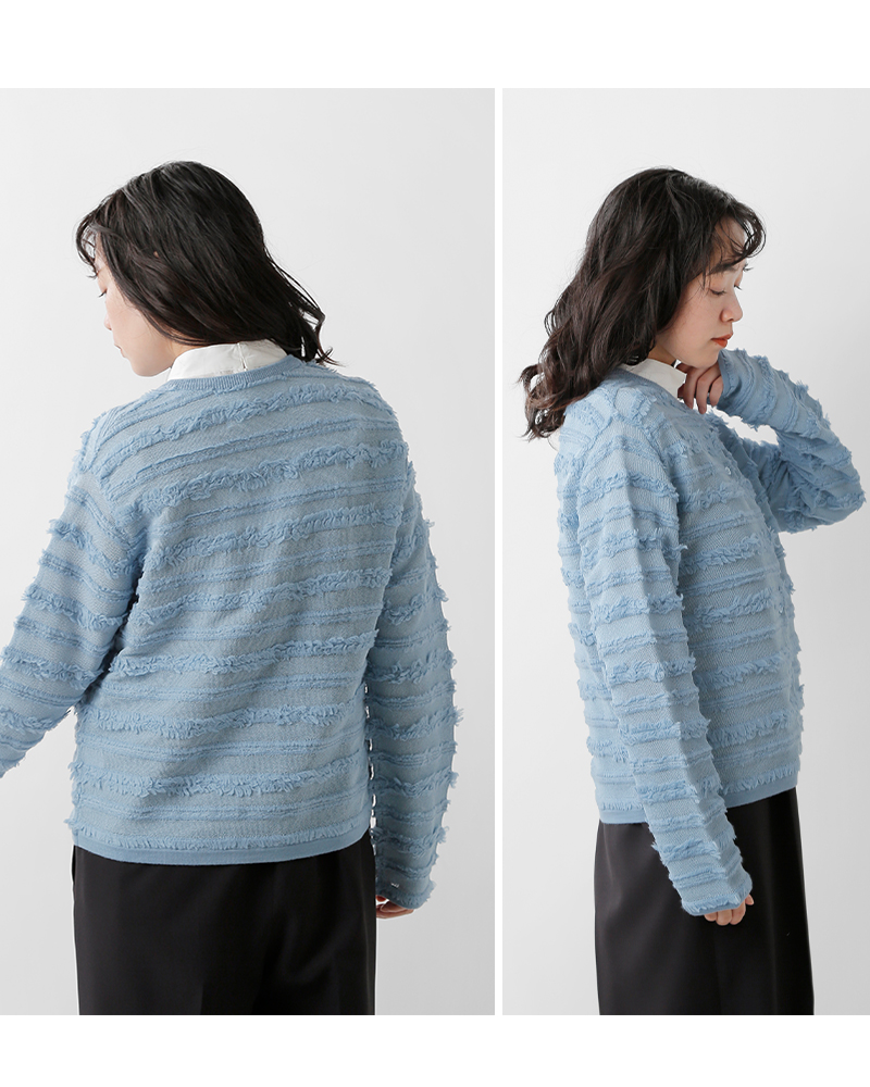 ADAWAS 【40%OFF】ADAWAS アダワス 和紙 メリノウール フリンジ