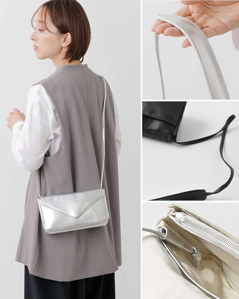 Ampersand（アンパサンド） カウレザー トライアングル フラップ