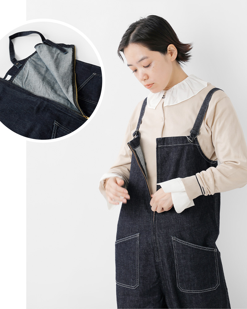Johnbull（ジョンブル） デニム チューブ サロペット jl251p35