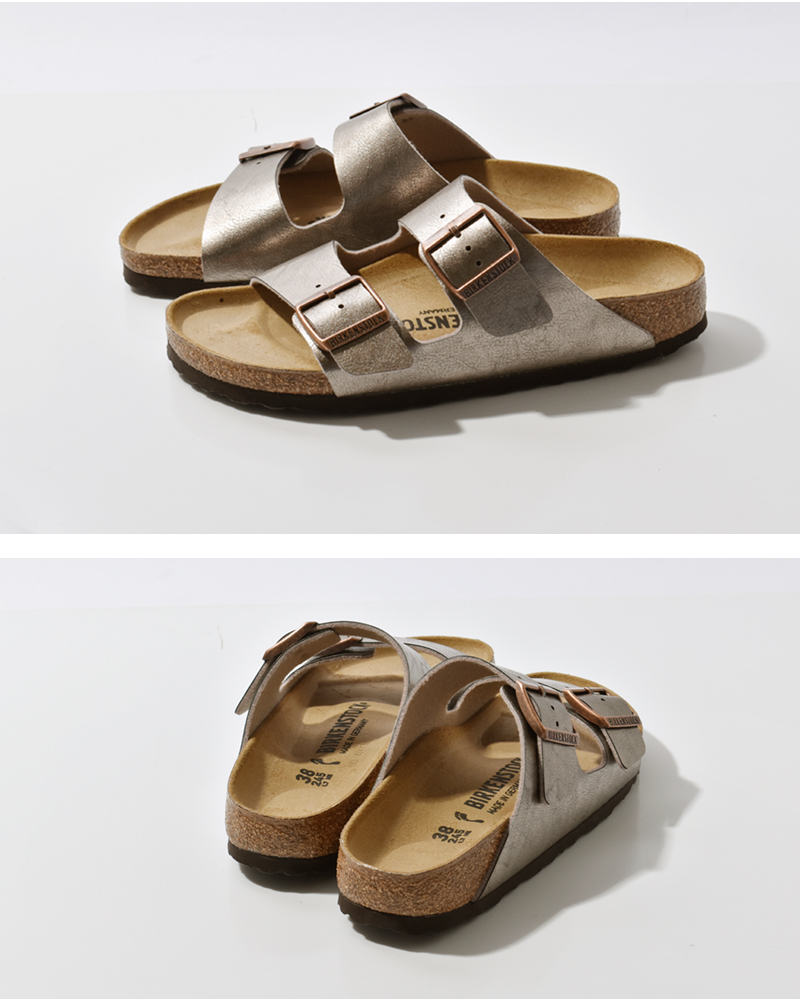 BIRKENSTOCK(ビルケンシュトック)アリゾナ ビルコフロー グレイスフル メタリック ナロー サンダル “Arizona” arizona-bf-same3