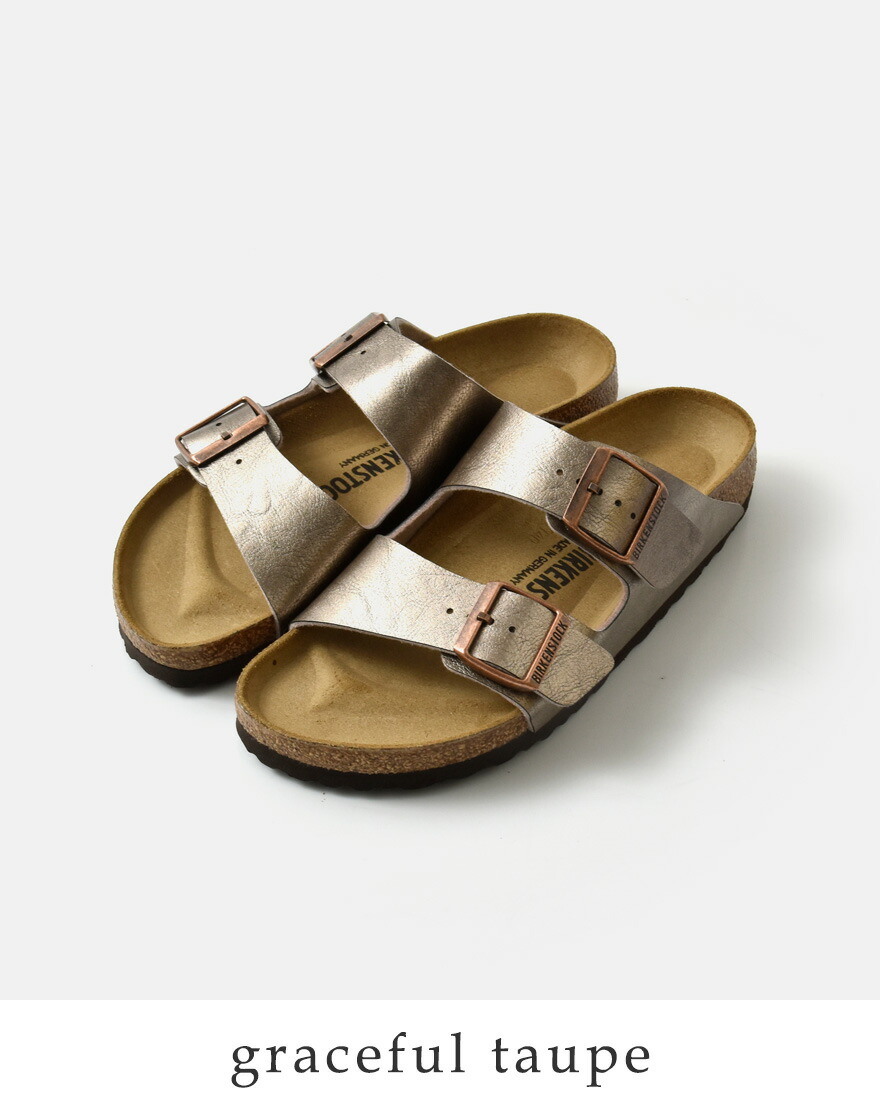 ビルケンシュトック BIRKENSTOCK アリゾナ ビルコフロー グレイスフル メタリック ナロー サンダル Arizona arizona-bf-same3 ユニセックスの画像