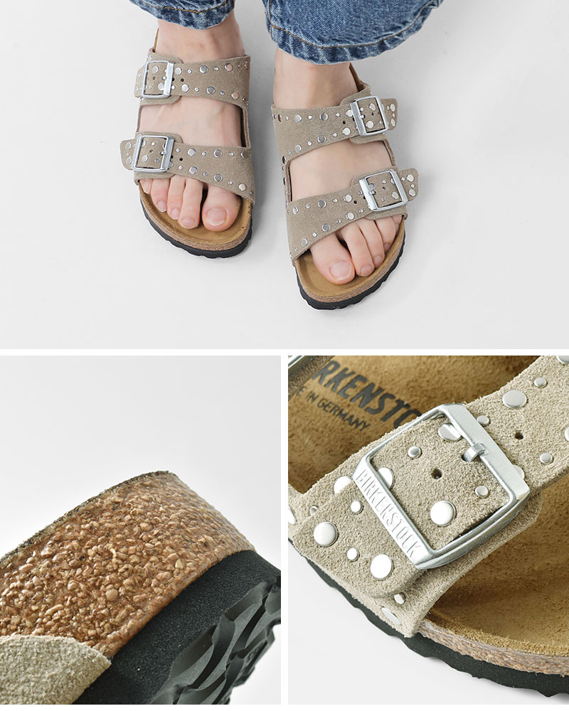 正規品★BIRKENSTOCK アリゾナ リベット Arizona Rivet / アリゾナ リベット スエードレザー トープ