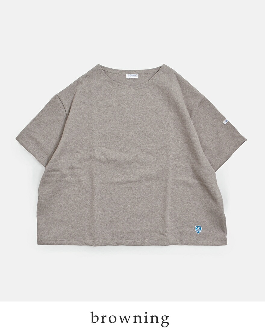 オーチバル ORCIVAL  オーシバル コットンロード クルーネック 半袖 Tシャツ b258-26ss  春夏 レディース海外出荷不可 2026ss新作の画像