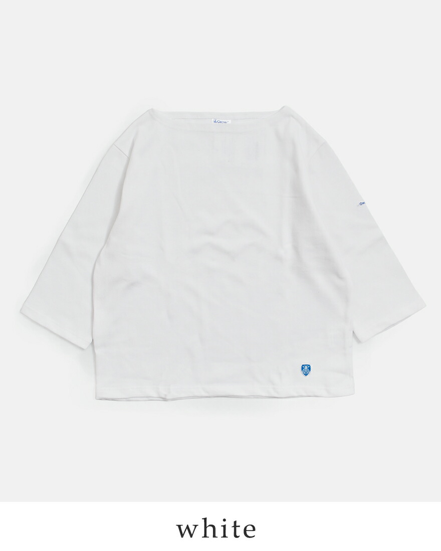 オーチバル ORCIVAL  オーシバル コットンロード ショートレングス ボートネック 半袖 Tシャツ b512 レディース  春夏海外出荷不可 2026ss新作の画像