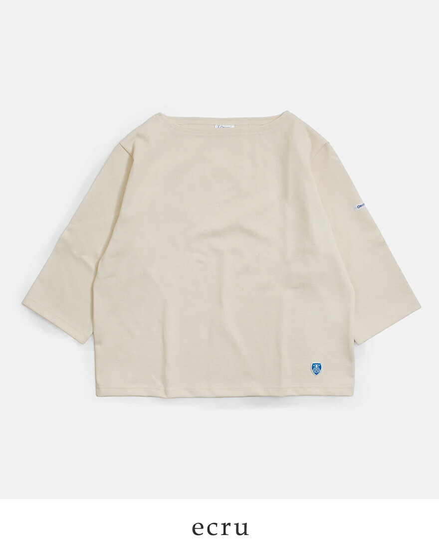 オーチバル ORCIVAL  オーシバル コットンロード ショートレングス ボートネック 半袖 Tシャツ b512 レディース  春夏海外出荷不可 2026ss新作の画像