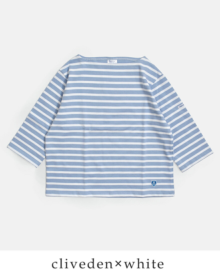 オーチバル ORCIVAL  オーシバル コットンロード ショートレングス ボートネック 半袖 Tシャツ b512 レディース  春夏海外出荷不可 2026ss新作の画像