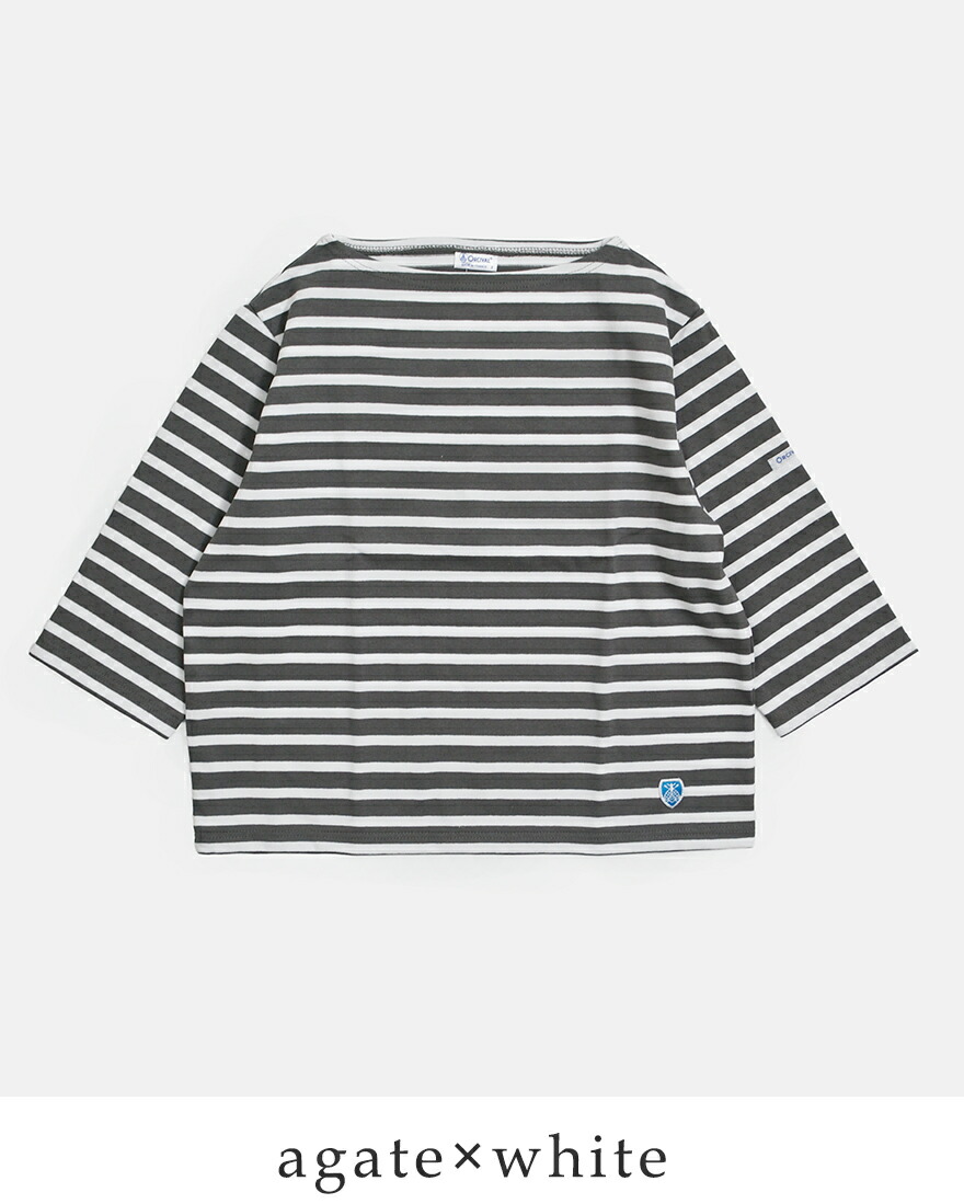 オーチバル ORCIVAL  オーシバル コットンロード ショートレングス ボートネック 半袖 Tシャツ b512 レディース  春夏海外出荷不可 2026ss新作の画像