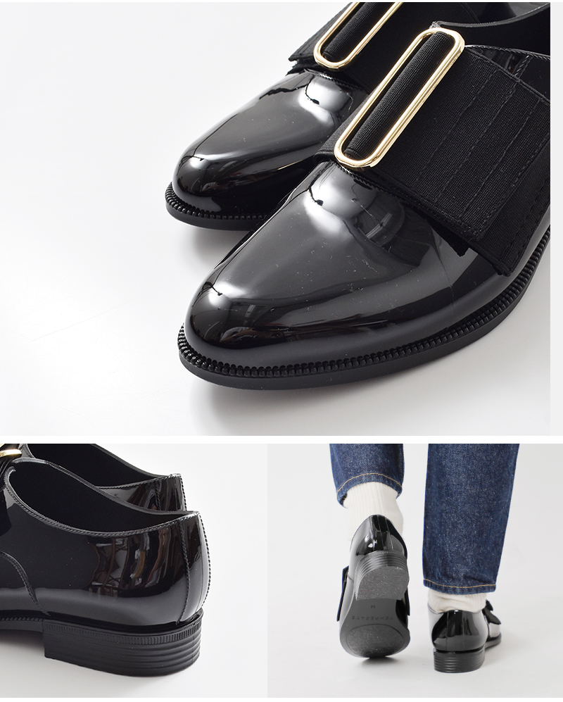 TEMPERATE（テンパレイト） TEMPERATE OXFORD ゴムベルト スリッポン