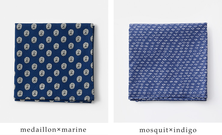 Mistral Les indiennes de Nimes(ミストラル レザンディエンヌ ドゥ ニーム)総柄ハンカチbandana-mistral