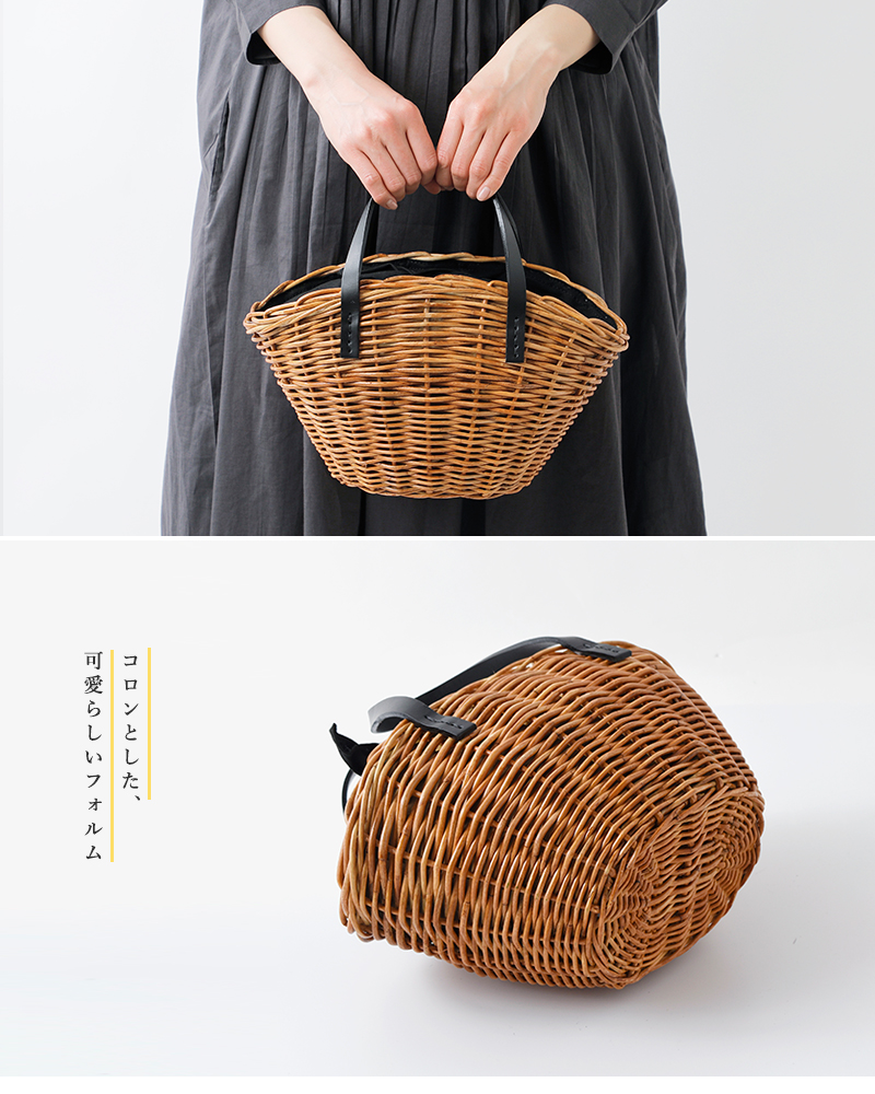 プロフィール必読♡さま専用ザ バグマティ　レザータッセル付きかごバッグ BAGMATI/バグマティ】レザーハンドルカゴバッグ【WEB限定