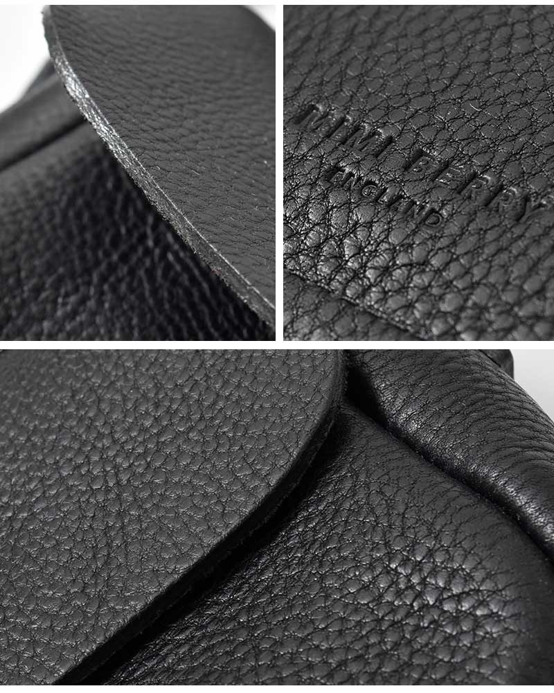 Mimi（ミミ） グレイニー ベジタブル タンニンレザー ショルダーバッグ