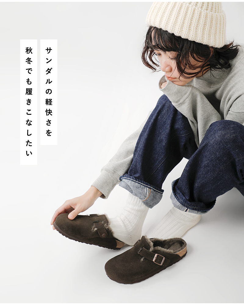 BIRKENSTOCK ビルケンシュトック スエード ストラップ フラット