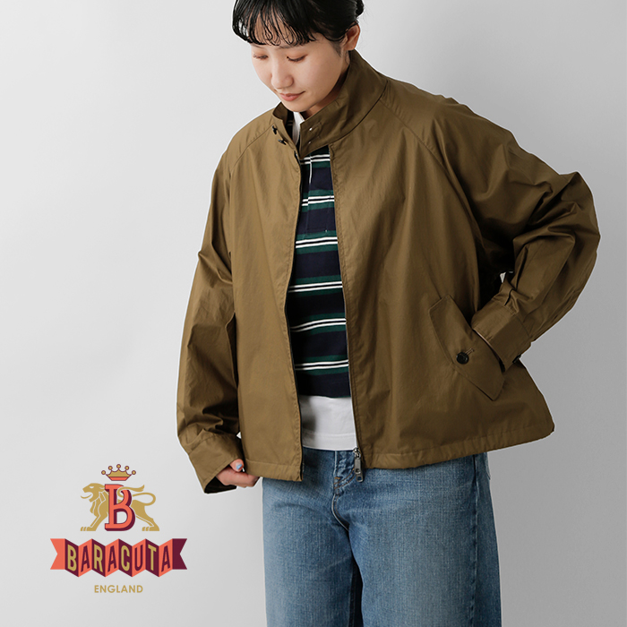 BARACUTA（バラクータ） コットンタイプライター スタンドカラー