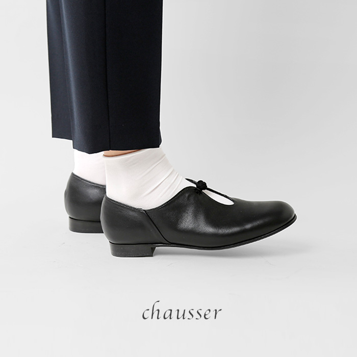 chausser（ショセ） レザー フラットシューズ c-2324 レディース