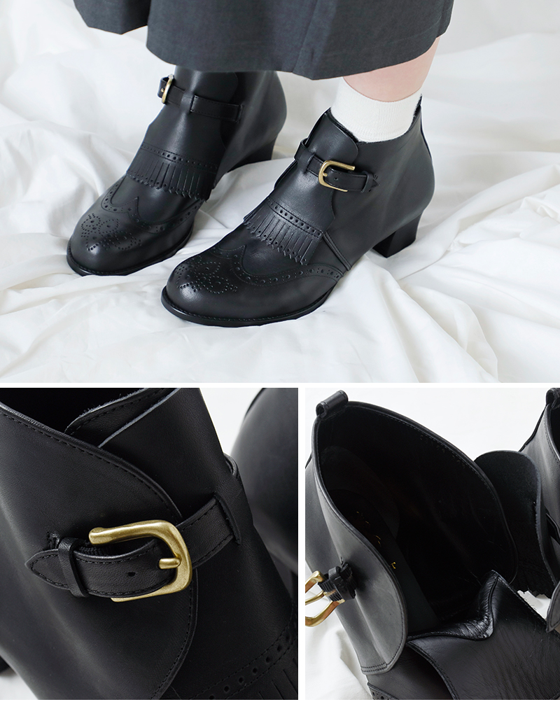 Auth TOGA PULLA 37 Mesh Lace Up Black Silver Hardware Leather Women's  Loafers