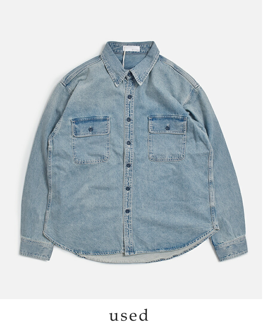 クロスアクロス CLOTH ACROSS コットン 9ozデニム シャツ DENIM SHIRT