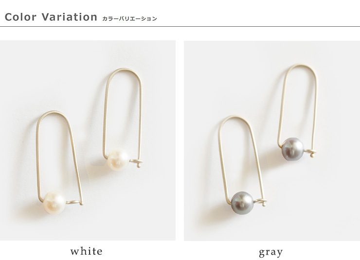 Caruso カーラ カルーソ Carla スモール パール 14kt Gold アーチ 