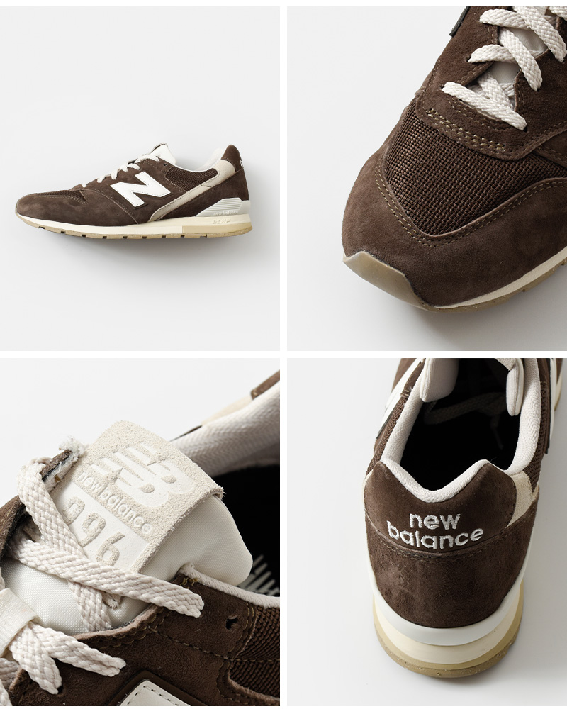 newbalanceスエードメッシュアッパーランニングスニーカー“CM996”cm996-uo2-un2-um2