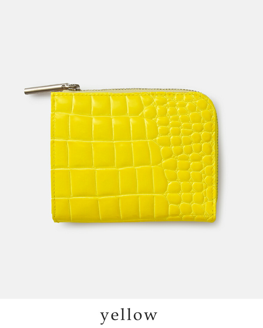 POMTATA（ポンタタ） カウレザー 型押し CORO Lジップ ショート