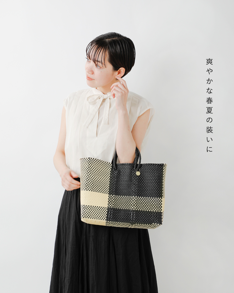 新品未使用　レトラ　Letra かごバッグ　白 楽天市場】メルカド バッグ レトラ ZIGZAG BOAT ホワイト Letra