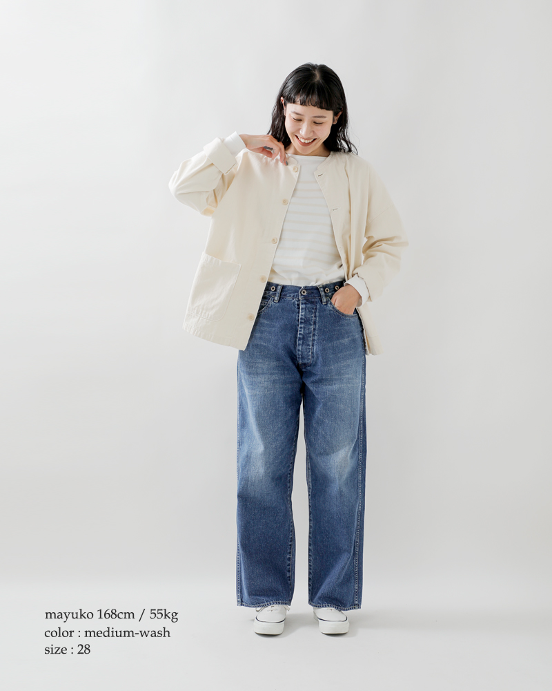 chimala（チマラ） chimala12oz ウエスト アジャスタブル デニム