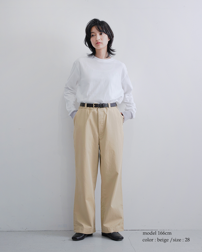 chimala（チマラ） チノ トラウザー パンツ cs39-wp15 レディース