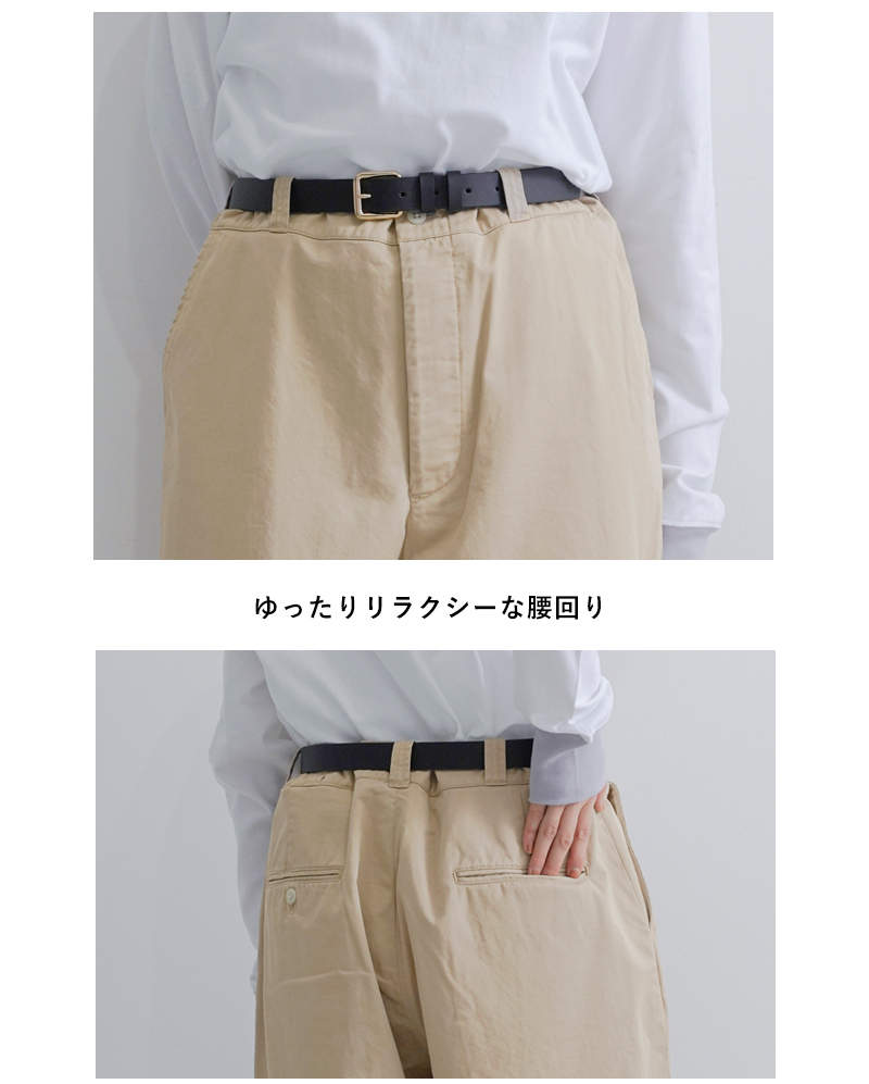 chimala（チマラ） チノ トラウザー パンツ cs39-wp15 レディース