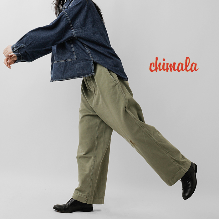 chimala（チマラ） USアーミー ヘリンボーン オフィサー トラウザー