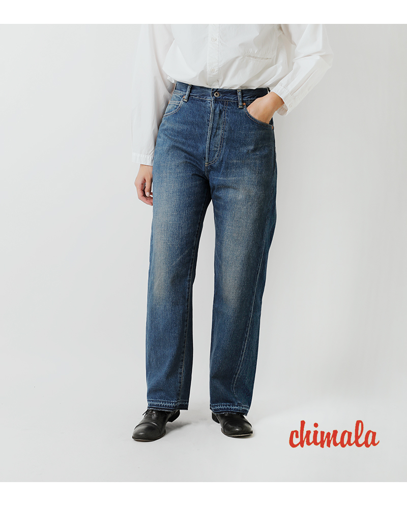 chimala チマラ セルヴィッチデニムパンツ chimala（チマラ） セール【40%OFF】チマラ セルビッチ デニム