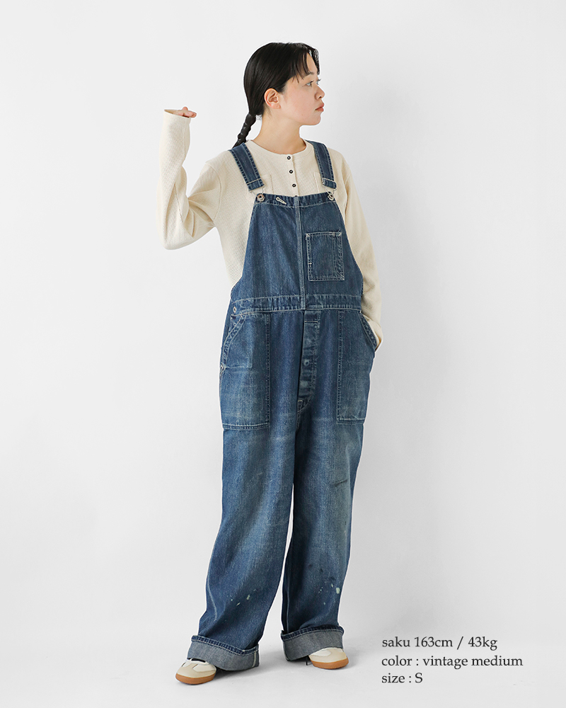 chimala（チマラ） アモスケイグ セルビッチ デニム オーバーオール