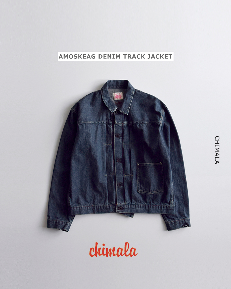 chimala（チマラ） アモスケイグデニム トラックジャケット cs41-jt12