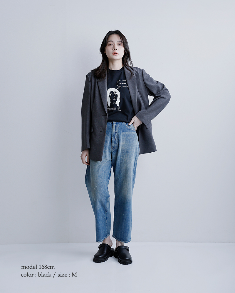 chimala（チマラ） ギルダン Tシャツ GIRL NO FEELINGS cs41-k005cml