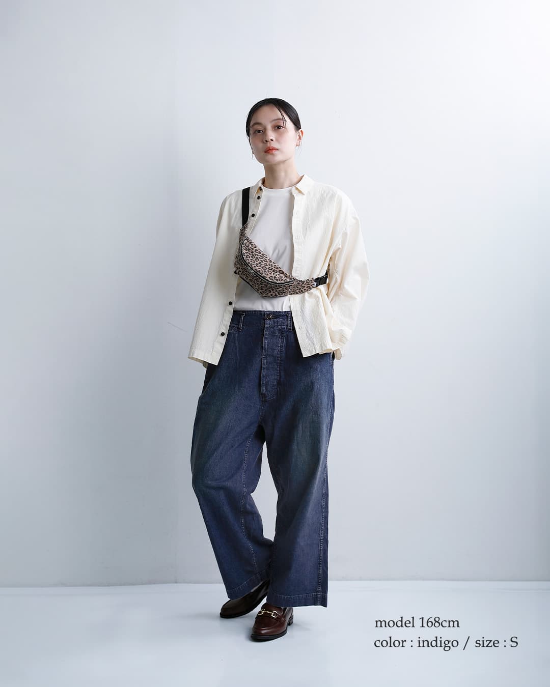 chimala（チマラ） chimala USネイビーデニム ショートトラウザー