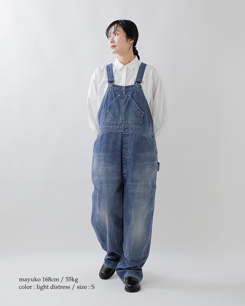 chimala（チマラ） ダブル幅デニム オーバーオール cs41-wp09
