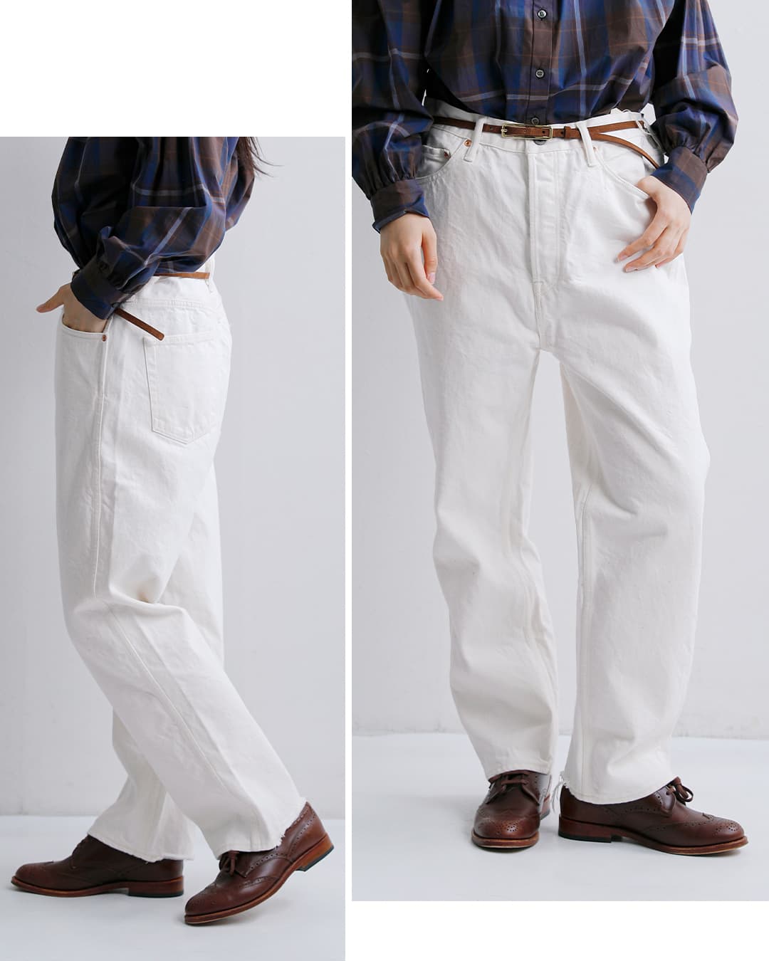 chimala（チマラ） chimala 12oz デニム ワイドテーパード パンツ cs42