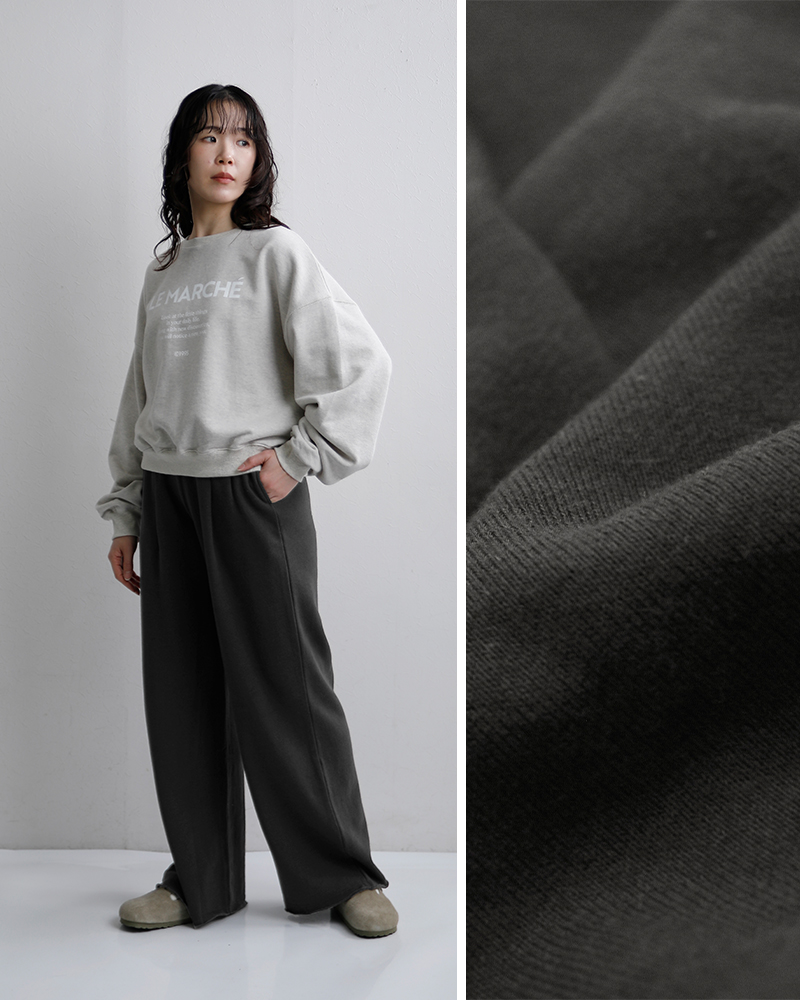 Champion（チャンピオン） フレンチテリー ワイドスウェットパンツ cw