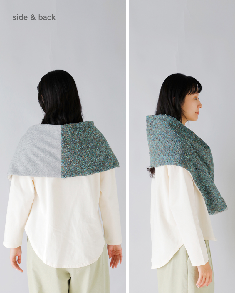 Dulcamara(ドゥルカマラ)コットンウールタターメルトンパデッドスヌードd225-g203