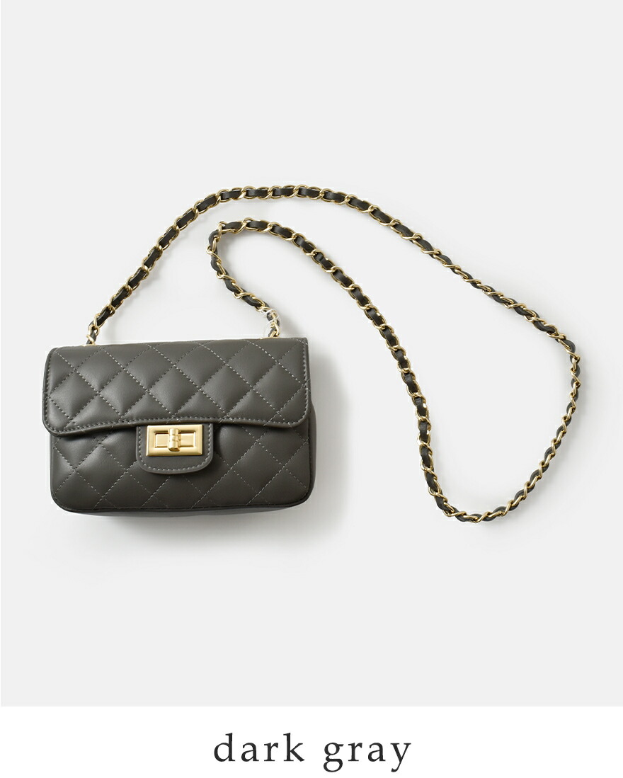 AULENTTI（オウレンティ） カウレザー チェーン ショルダーバッグ di