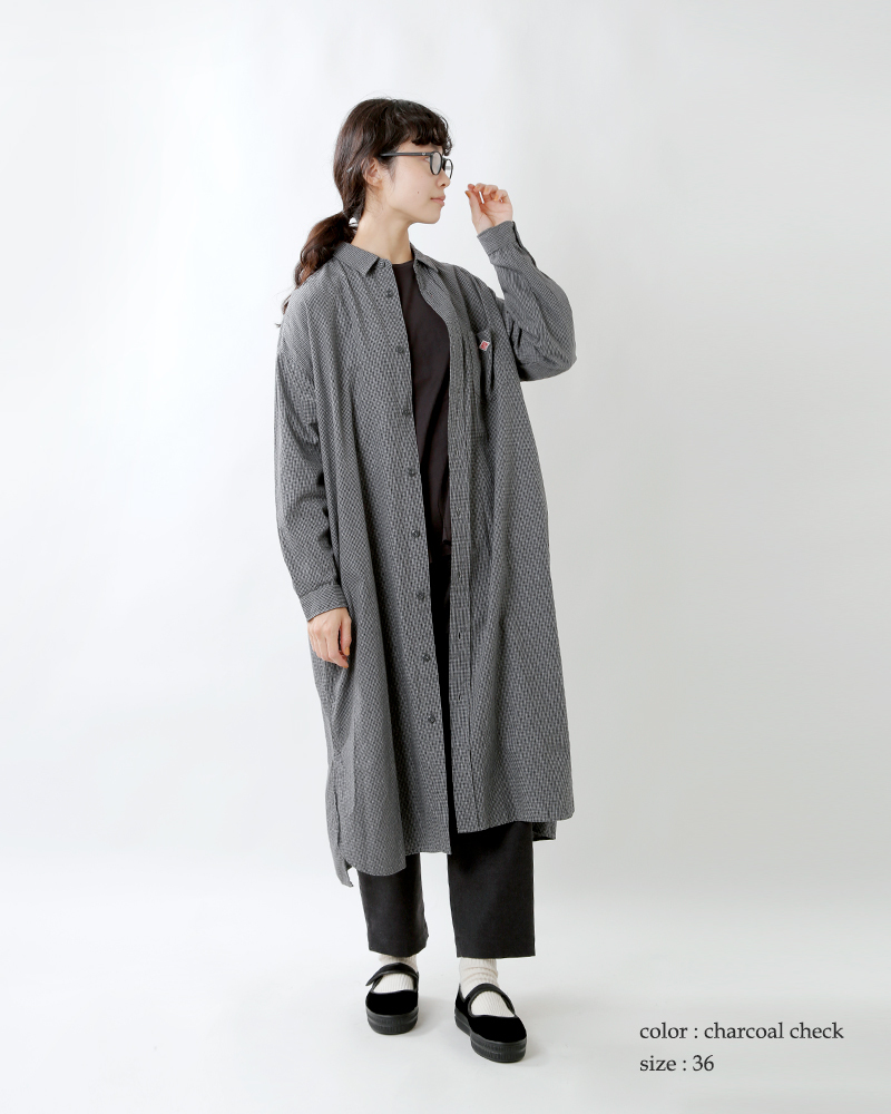 Off 海外出荷不可danton ダントン 2 2コットンツイルロングシャツワンピース Dt G0002sve Aranciato Paypayモール店 通販 Paypayモール