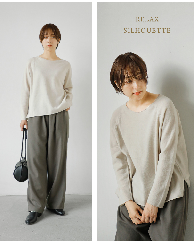 evam eva エヴァムエヴァ モヘア シルク ニット プルオーバー