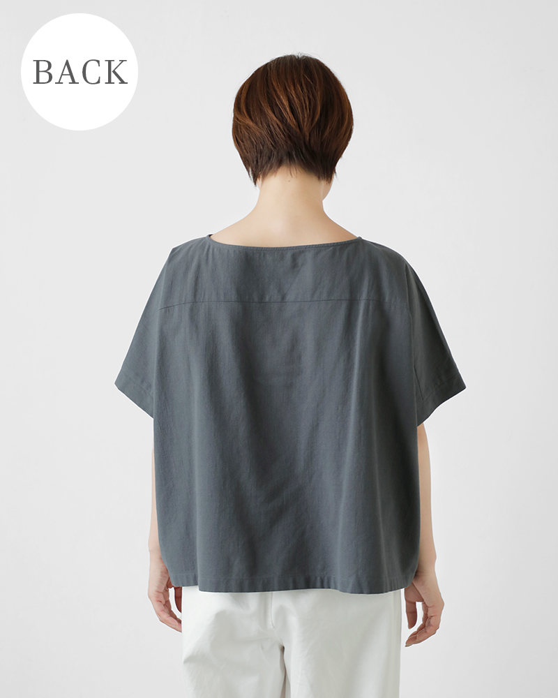 [美品]evam eva■チュニック　プルオーバー evam eva エヴァムエヴァ プルオーバー レディース cotton voil