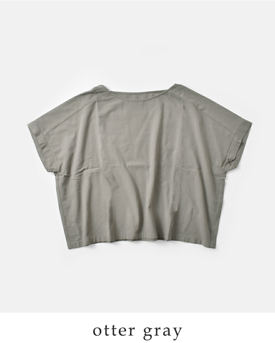evam eva エヴァムエヴァ コットンプルオーバー evameva (エヴァムエヴァ) cotton pullover / コットンプルオーバー