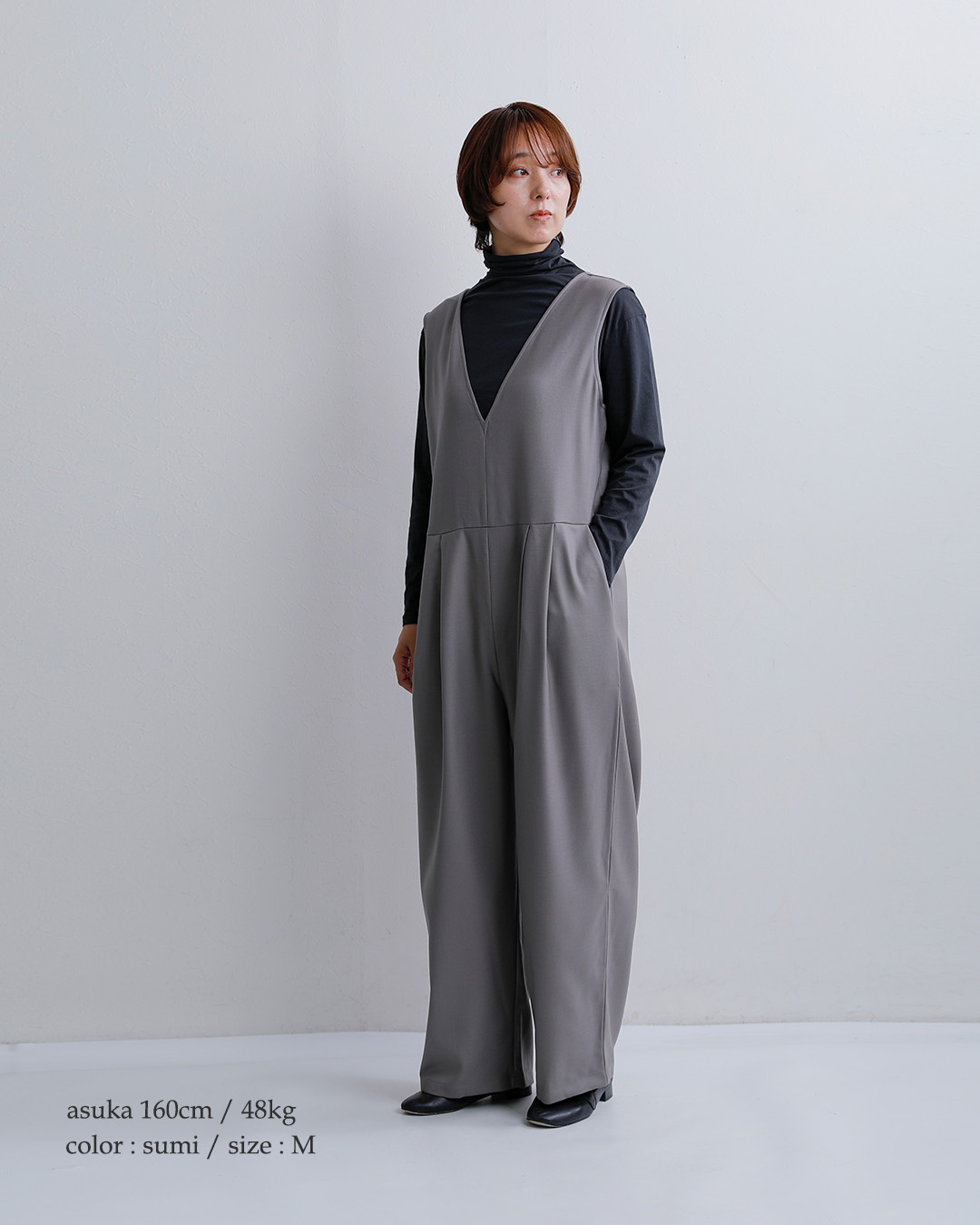 evam eva（エヴァムエヴァ） タートルネック カットソー プルオーバー