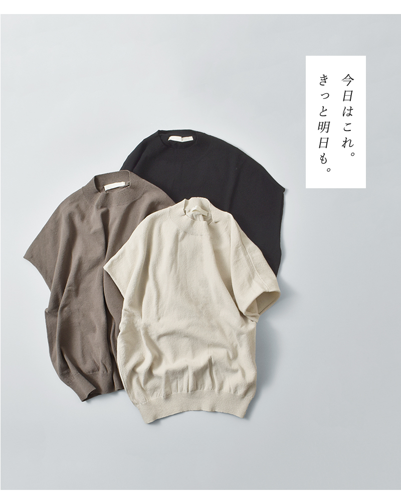 evam eva エヴァムエヴァ コットンスリーブ　M グレージュ　タンクトップ evam eva（エヴァムエヴァ） コットン ベスト e253k022 レディース