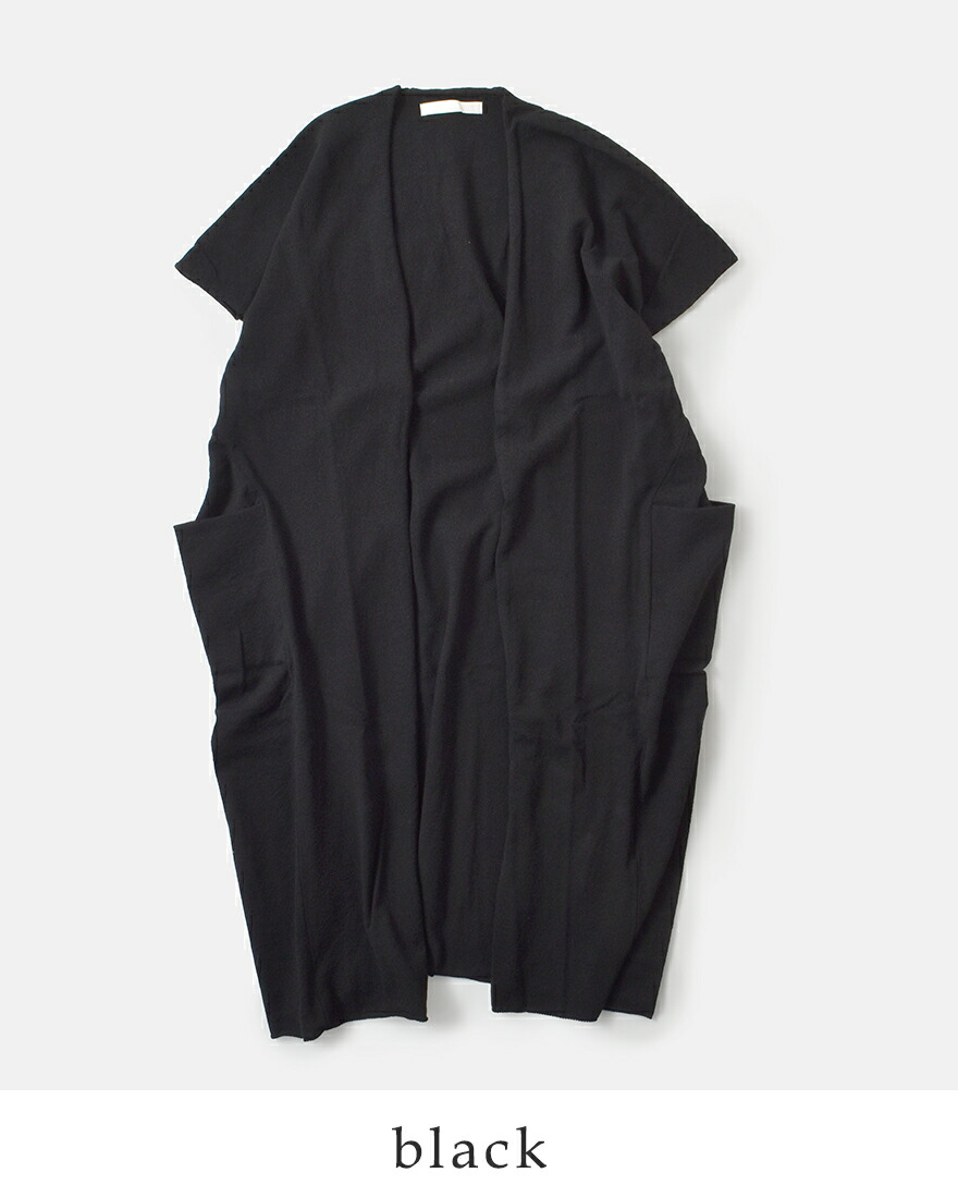 evam eva（エヴァムエヴァ） コットン ロング ベスト e253k024