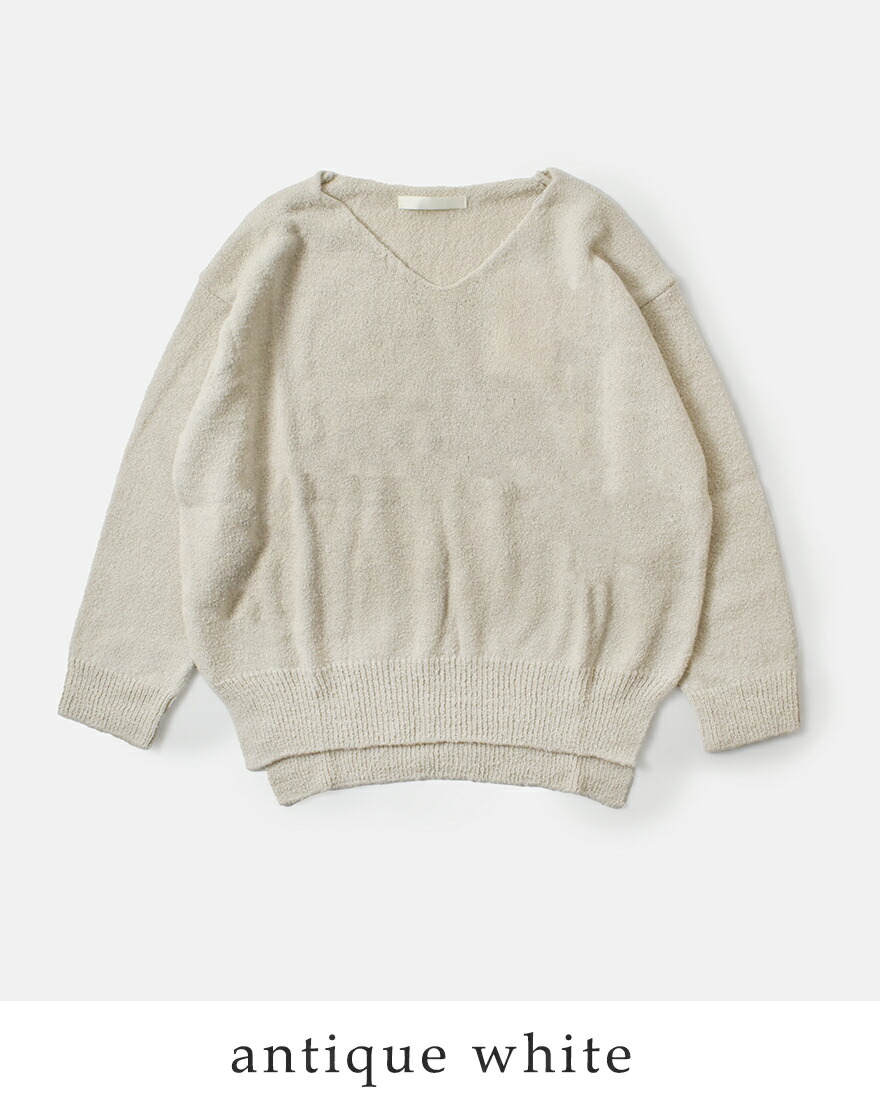 evam eva（エヴァムエヴァ） ウール アルパカ プルオーバー e253k055