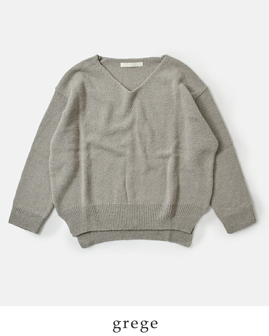 evam eva（エヴァムエヴァ） ウール アルパカ プルオーバー e253k055